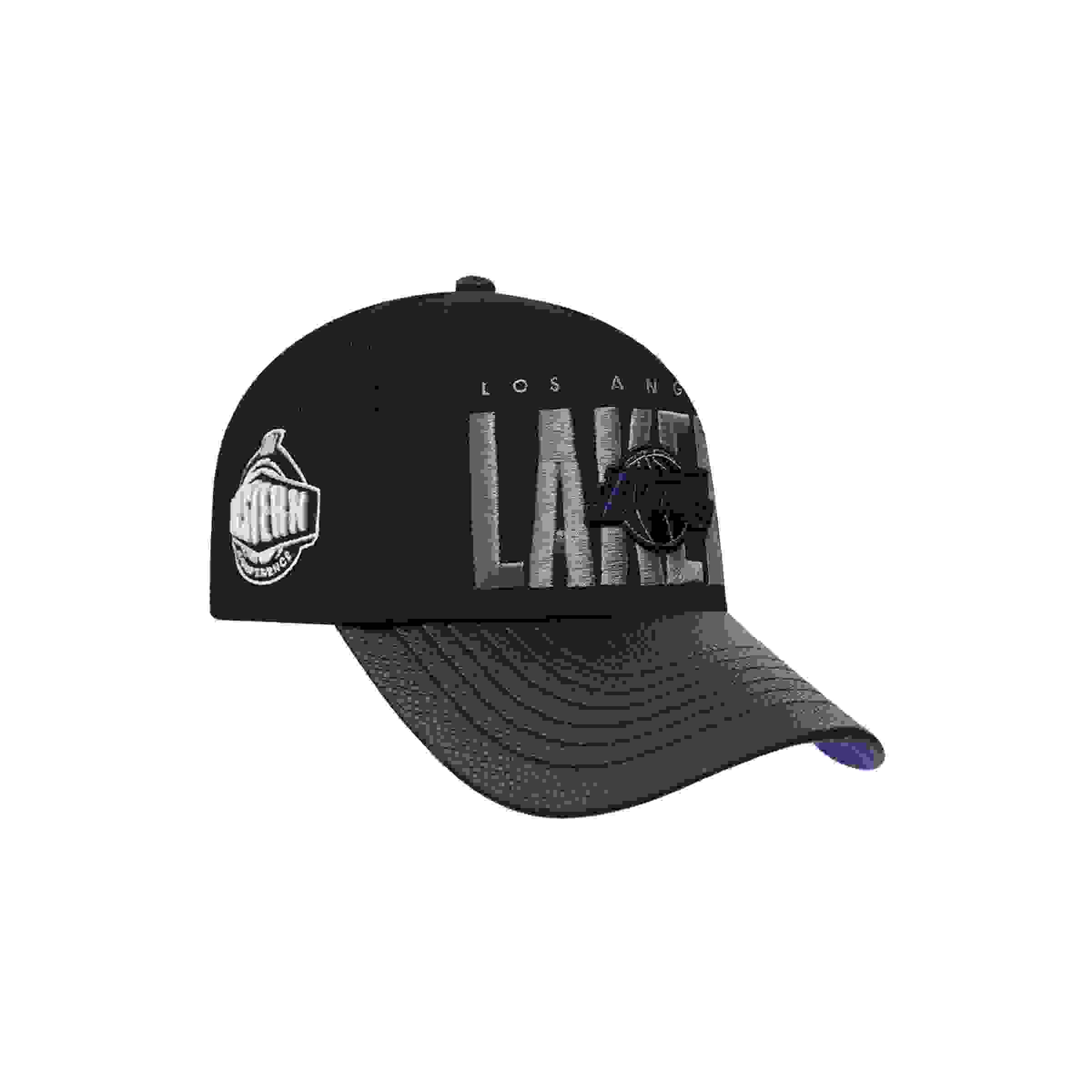 Pro Standard Los Angeles Lakers Shadow Drop Black Snapback Hat